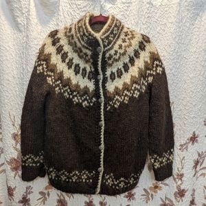 Vintage Icelandic Wool Sweater